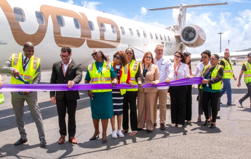 Sunrise Airways conecta Santo Domingo con Isla Tórtola en vuelo directo